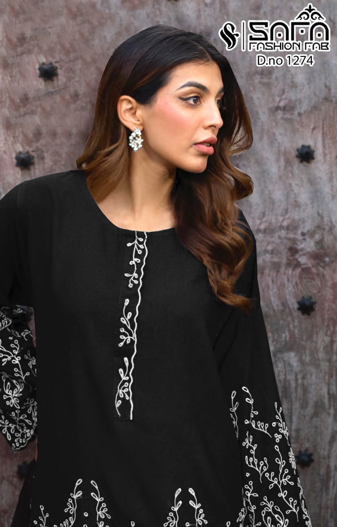 Safa 1274 Viscose Pakistani Readymade Suits Wholesale Shop In Surat